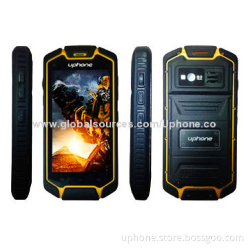 GPS Phones, Waterproof, 4.7-inch with 2.0/5.0MP Camera, PTT, NFC, 3G